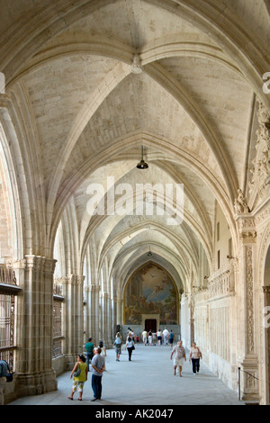 Cloisters in the Cathedral, Toledo, Castilla-La-Mancha, Spain Stock Photo