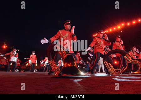 The New Zealand Army Band at the Edinburgh Military Tattoo Stock Photo