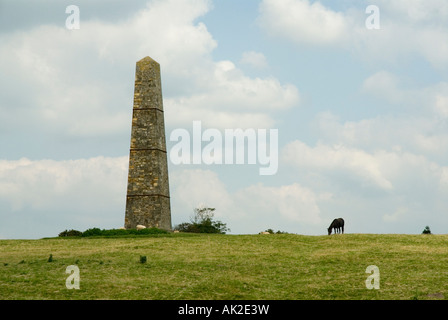 The Obelisk or Brightling Needle built by John Mad Jack Fuller 1757 1834 builder of follies East Sussex UK Britain England Stock Photo