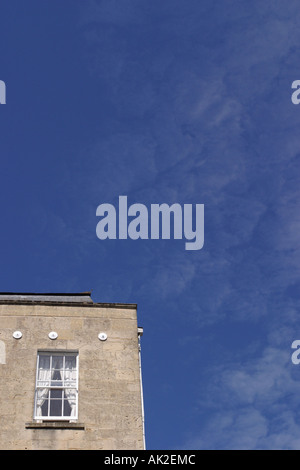 Bath Georgian architecture building with blue sky Stock Photo