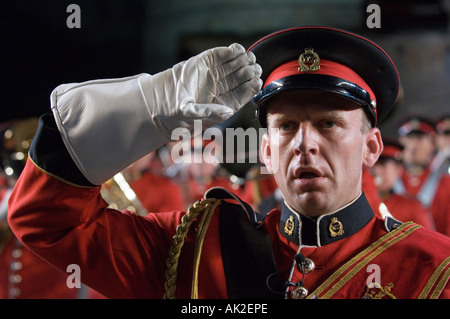 The New Zealand Army Band at the Edinburgh Military Tattoo Stock Photo