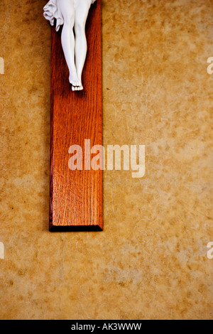 St Patrick's Cathedral Palmerston North New Zealand Christ on the cross detail Stock Photo