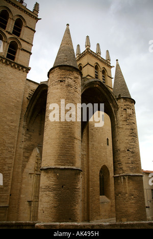 Montpellier Cathedral Stock Photo