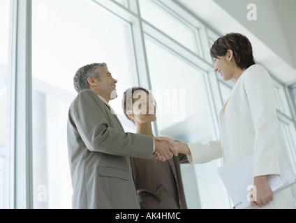 Business people shaking hands Stock Photo