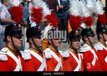 Grenadiers Of The Lord Wiler Valais Switzerland Stock Photo - Alamy