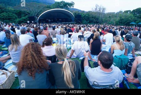 Summer Sunset Concert / Cape Town Stock Photo