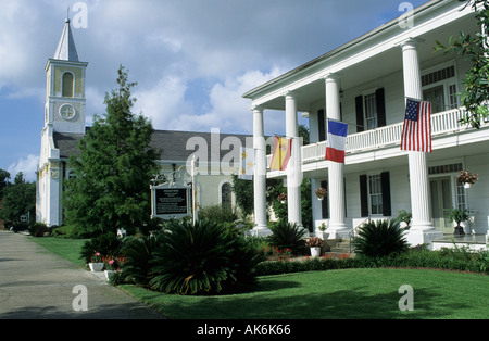 historic home in St Martinville Stock Photo