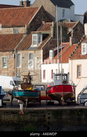 St Monans Harbour front in Fife, Scotland Stock Photo - Alamy