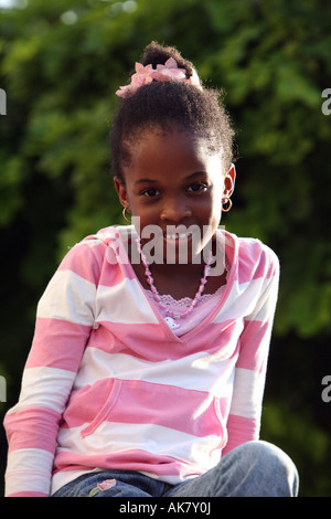 Jamaican child in Kingston Jamaica Stock Photo - Alamy