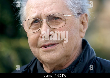 Senior Man close up Stock Photo