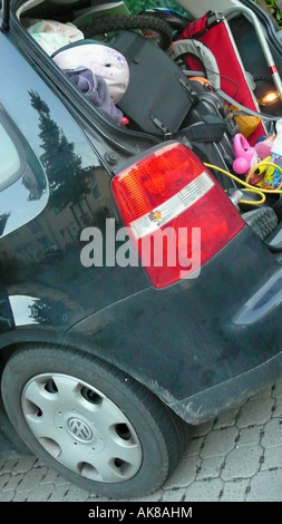 fully packed car Stock Photo