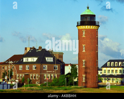 Lighthouse 'Old Love' / Cuxhaven Stock Photo