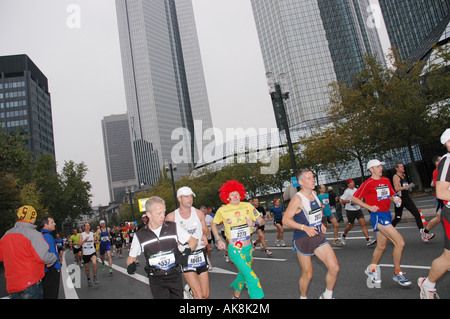 Marathonlauf marathon, Frankfurt am Main, Germany Stock Photo