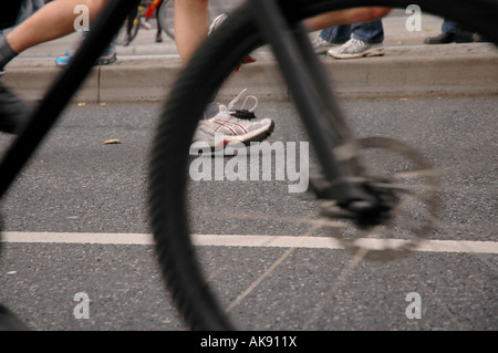 Marathonlauf marathon, Frankfurt am Main, Germany Stock Photo