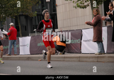 Marathonlauf marathon, Frankfurt am Main, Germany Stock Photo