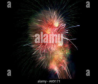 Guy Fawkes night fireworks Stock Photo - Alamy