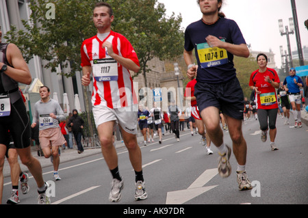 Marathonlauf marathon Frankfurt am Main Germany Stock Photo