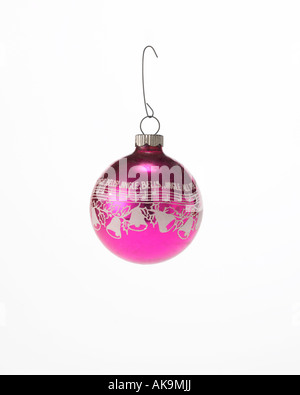 Christmas ornament hanging on hook Stock Photo