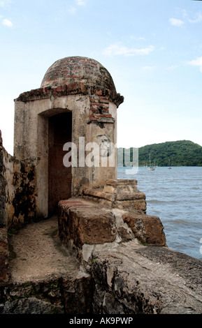San Jeronimo fortress ruins at Portobelo Colon Province Panama Stock Photo