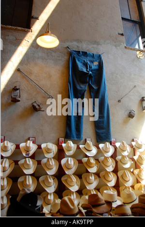 Famous Wrangler Ranchwear store in Downtown city at Cheyenne Wyoming WY Stock Photo