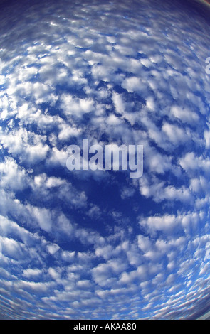 Altocumulus Clouds Stock Photo