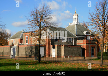 The Serpentine Gallery is an art gallery in Kensington Gardens, Hyde Park, central London, which focuses on modern and contempor Stock Photo