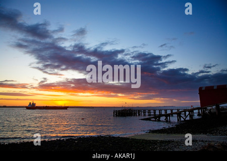 Summer Sunset Teesmouth Redcar North East England Stock Photo - Alamy