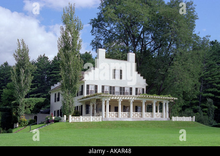 Aspet, the main house at Saint Gaudens National Historic Site, Cornish NH Stock Photo