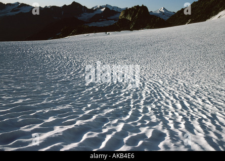 On the Guslar glacier, Ötztal Alps, Austria Stock Photo