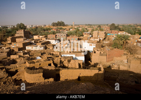 Old City of Mut, Dakhla Oasis, Egypt Stock Photo