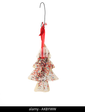 Christmas tree ornament hanging on a hook Stock Photo