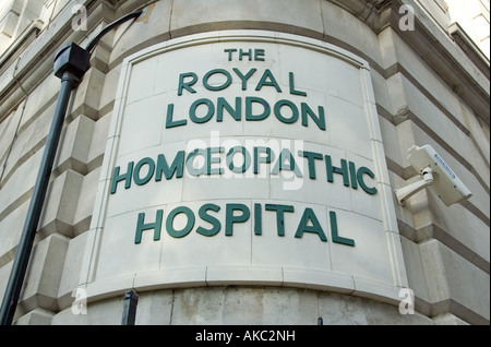 The Royal London Homoeopathic Hospital, now Royal London Hospital for Integrated Medicine ,Great Ormond Street, England UK Stock Photo