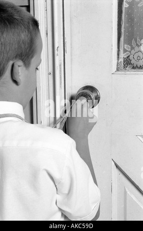 latch key kid Stock Photo