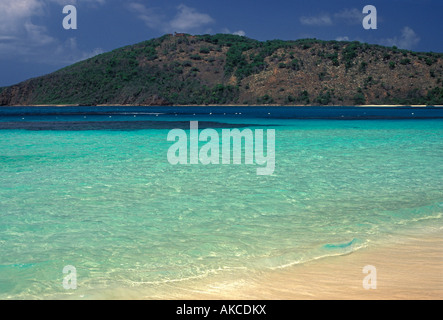 Flamenco Beach, Culebra Island, Puerto Rico, West Indies Stock Photo