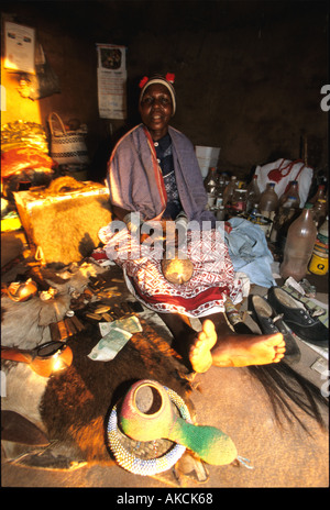A Sangoma witch doctor in South Africa