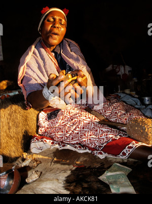 A Sangoma witch doctor in South Africa