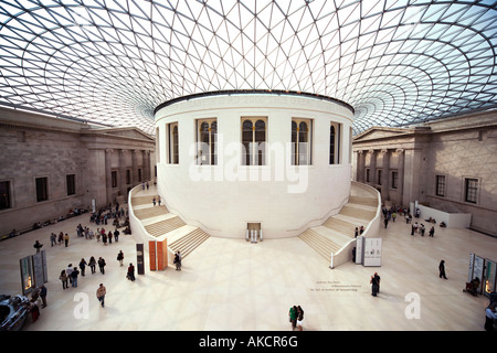 The Great Court and the Reading Room of the British Museum. London, England.