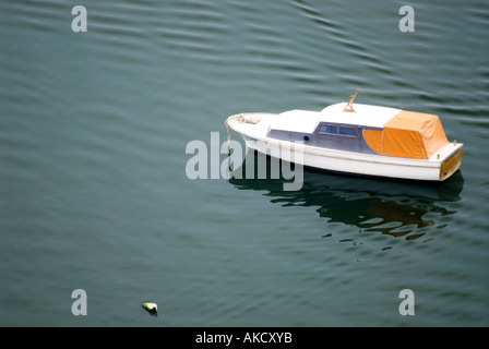South-East Europe, Croatia, Dalmatia, Sibenik, motorboat Stock Photo