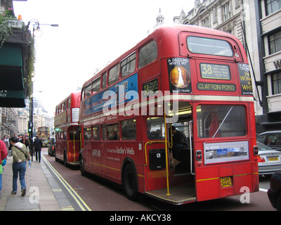 Routemaster Bus RML 2344 in Shaftsbury Avenue Route 38 London Stock Photo