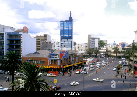Kimathi Street Nairobi Kenya East Africa The Hilton International Hotel ...