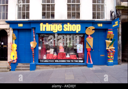 The Edinburgh Festival Fringe Shop and Box Office, Scotland Stock Photo