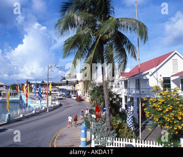 Waterfront, George Town, Grand Cayman, Cayman Islands, Caribbean Stock Photo