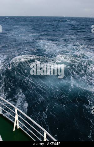 Antarctic cruiseship encounters Stormy seas in the notorious Drake's Passage Stock Photo