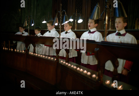 CHRISTMAS CAROLS CONCERT WESTMINSTER CATHEDRAL LONDON Stock Photo