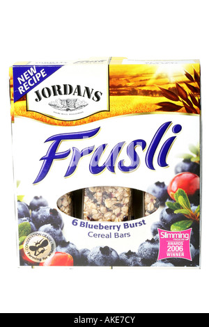Blueberry Cereal Bars Stock Photo
