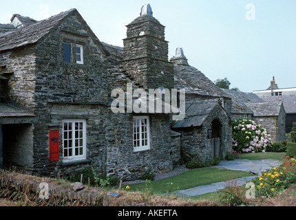 The Old Post Office in Tintagel Stock Photo