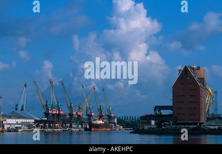 Russland, Kaliningrad (Königsberg), Hafen am Pregel (Pregolja) Stock Photo