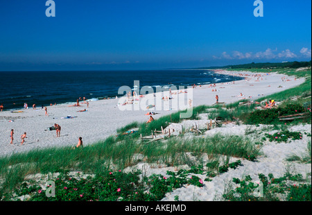 Russland, Kaliningrad (Königsberg), Baltijsk (Pillau), Strand an der Ostsee in Pillau Stock Photo