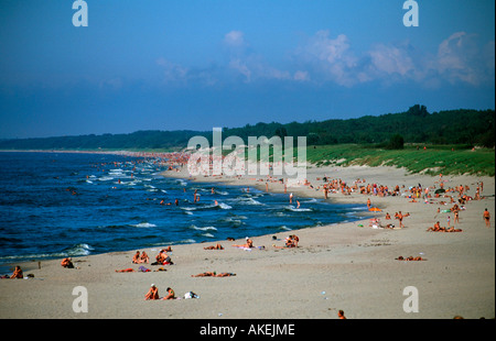 Russland, Kaliningrad (Königsberg), Baltijsk (Pillau), Strand an der Ostsee in Pillau Stock Photo