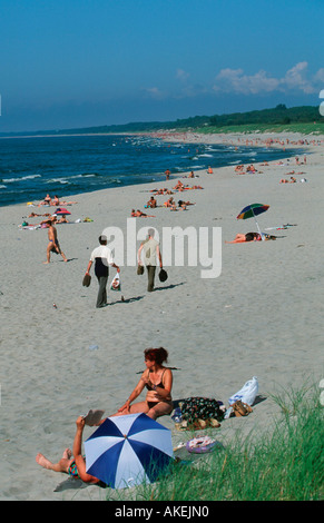 Russland, Kaliningrad (Königsberg), Baltijsk (Pillau), Strand an der Ostsee in Pillau Stock Photo